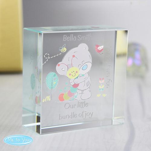 Personalised Tiny Tatty Teddy Cuddle Bug Medium Crystal Token Extra Image 2